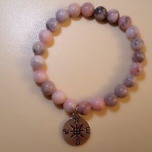 Rhodonite Gemstone Bracelet - Compassion, Forgiveness & Emotional Healing